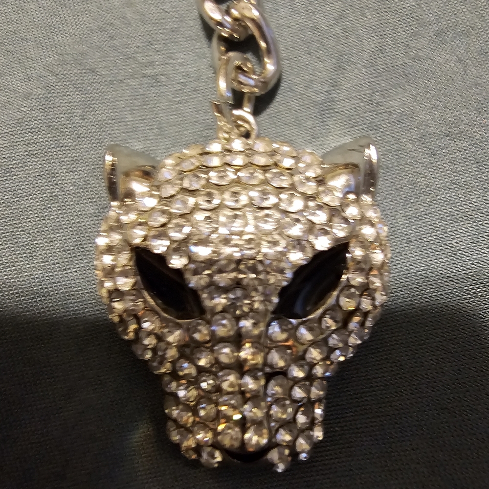 Effy NWOT Faux Diamond Panther Keychain